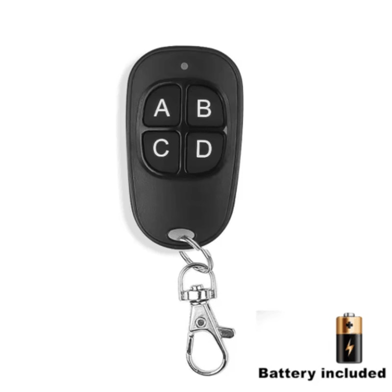 433MHz Copy Remote Control 4Key RF Garage Gate Opener Duplicator 5