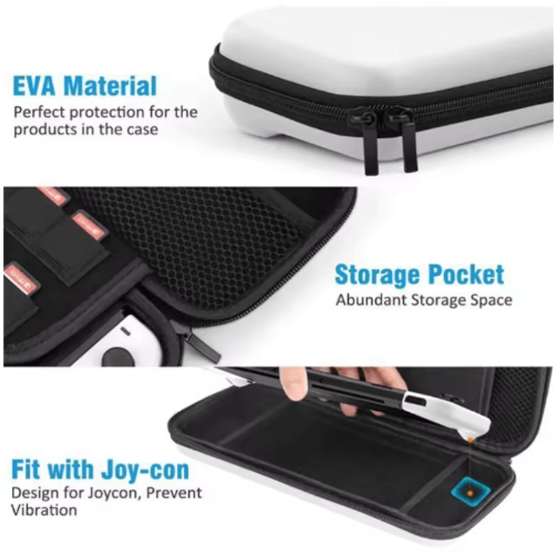 EVA Hard Shell Travel Case For Nintendo Switch Portable Protective Carrying Bag 5
