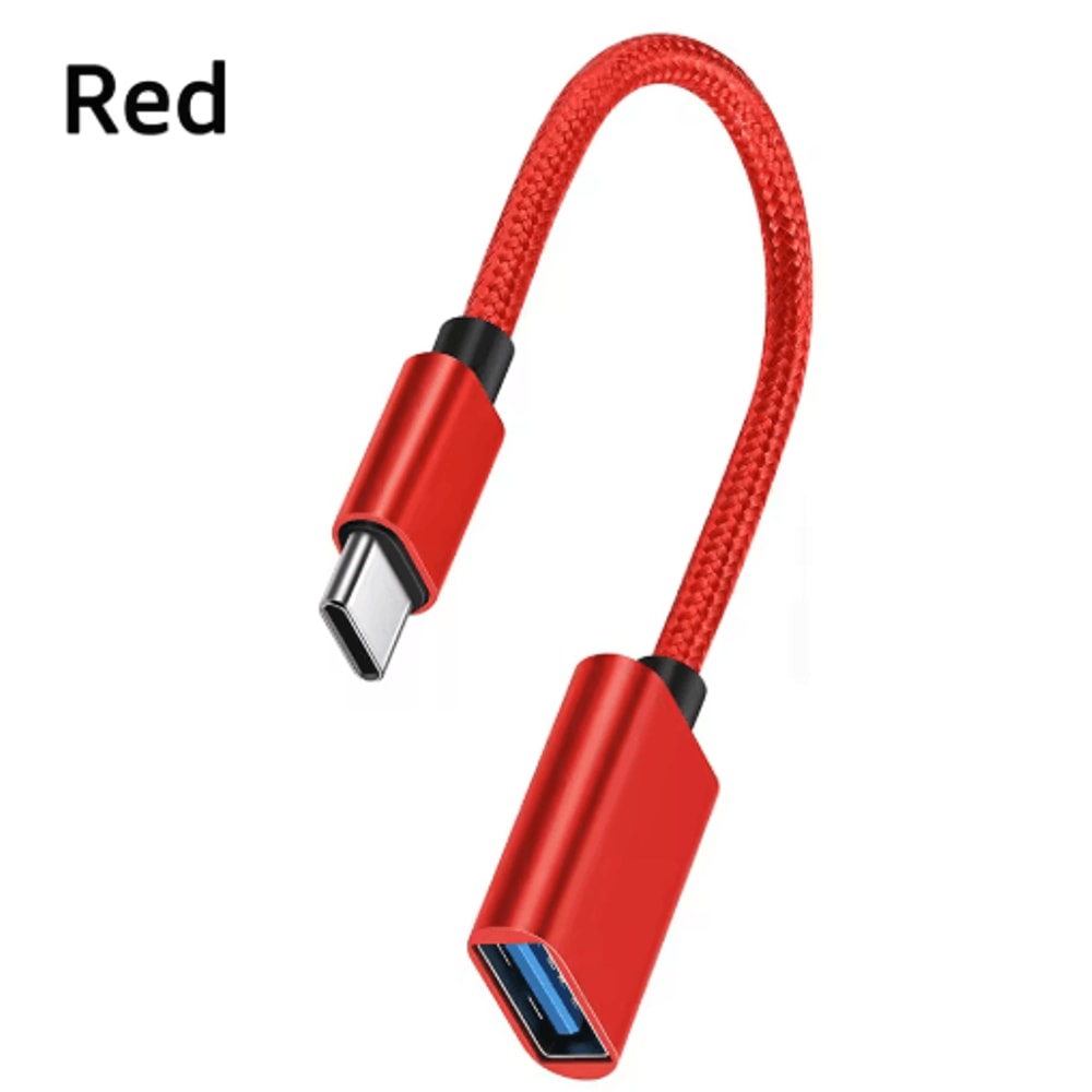 USBC OTG Adapter Cable TypeC To USB Female Converter For Phones Laptops 1