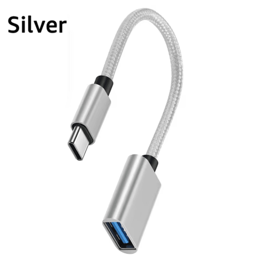 USBC OTG Adapter Cable TypeC To USB Female Converter For Phones Laptops 5