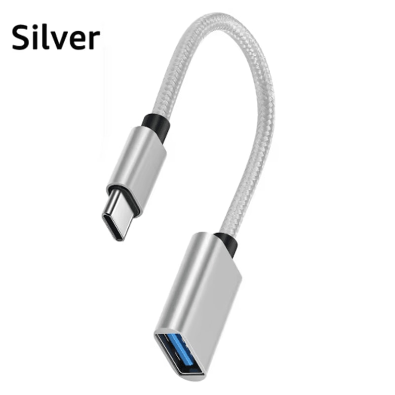 USBC OTG Adapter Cable TypeC To USB Female Converter For Phones Laptops 5