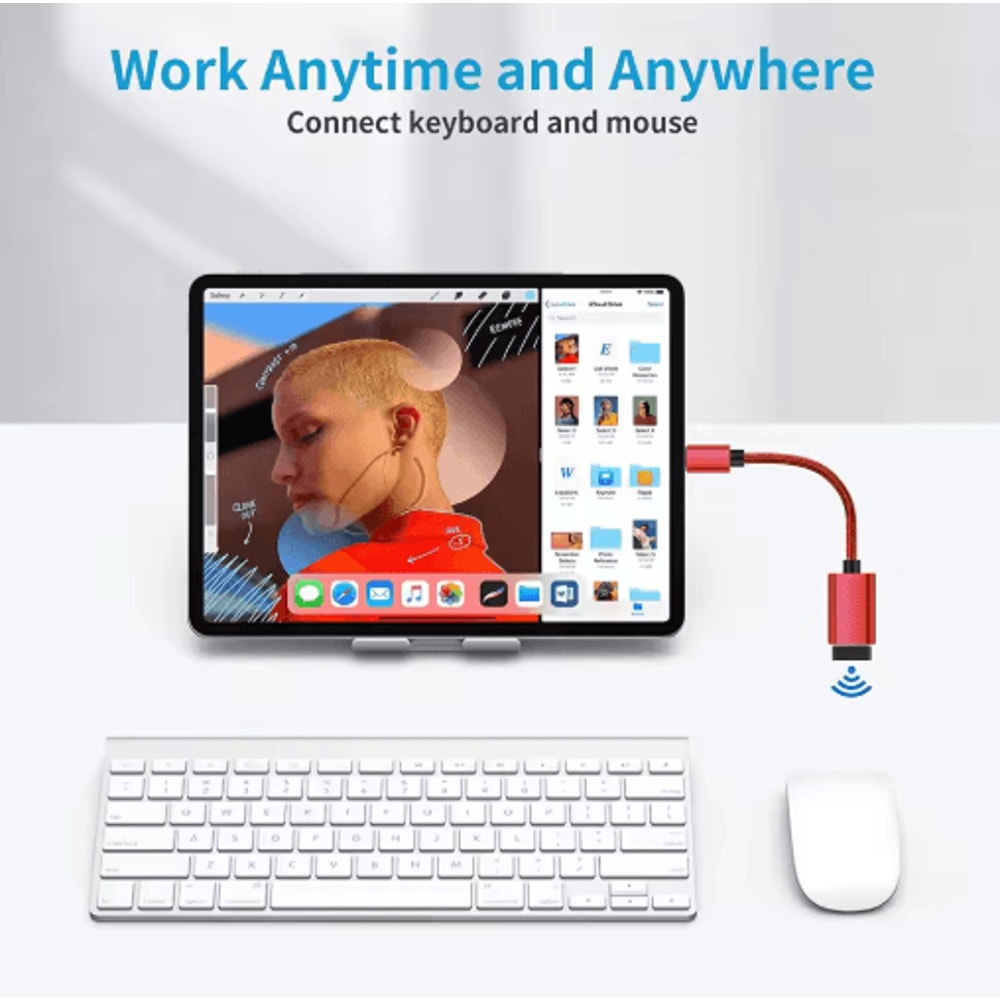 USBC OTG Adapter Cable TypeC To USB Female Converter For Phones Laptops 6