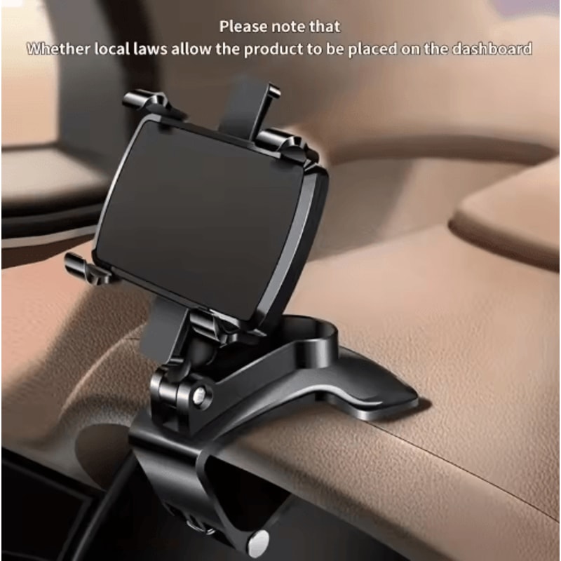 Universal Car Phone Holder Dashboard Rearview Mirror Mount Clip 4