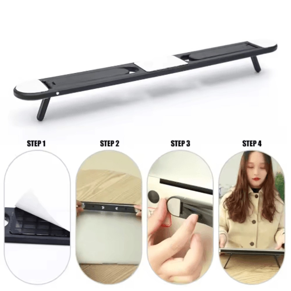 Foldable Invisible Laptop Stand Cooling Riser Bracket For MacBook Notebooks 2