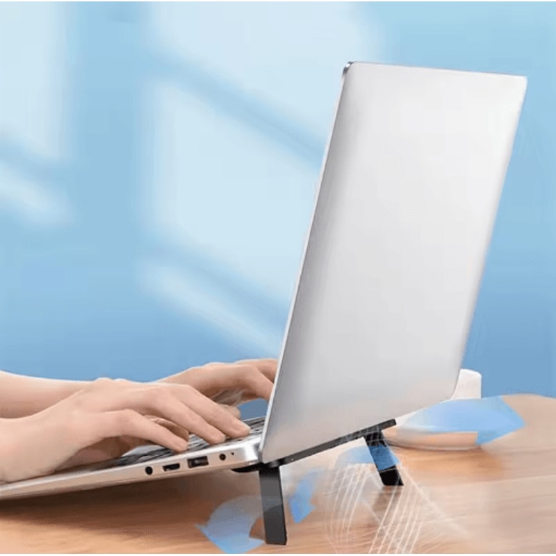 Foldable Invisible Laptop Stand Cooling Riser Bracket For MacBook Notebooks 6