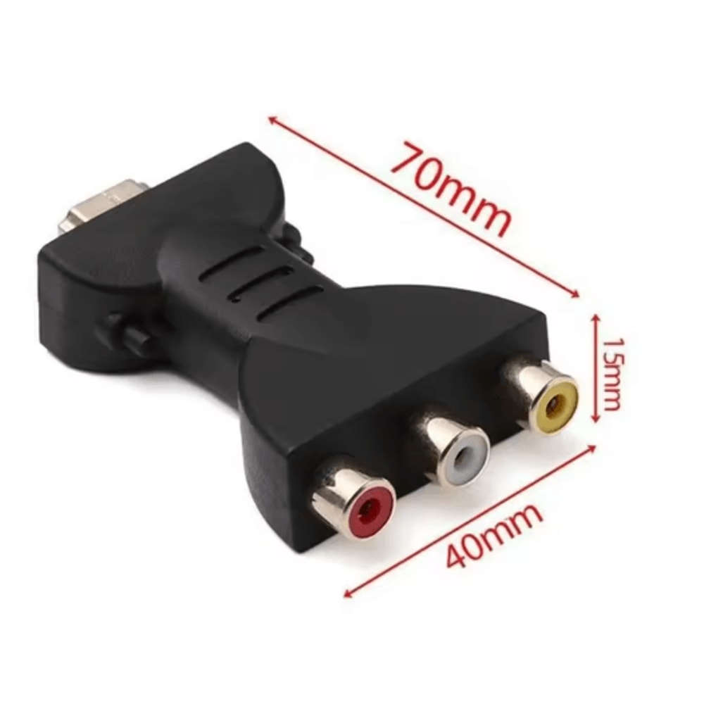 HDMI To AV Converter Cable Gold Plated HDMI To RCA Video Audio Adapter 2