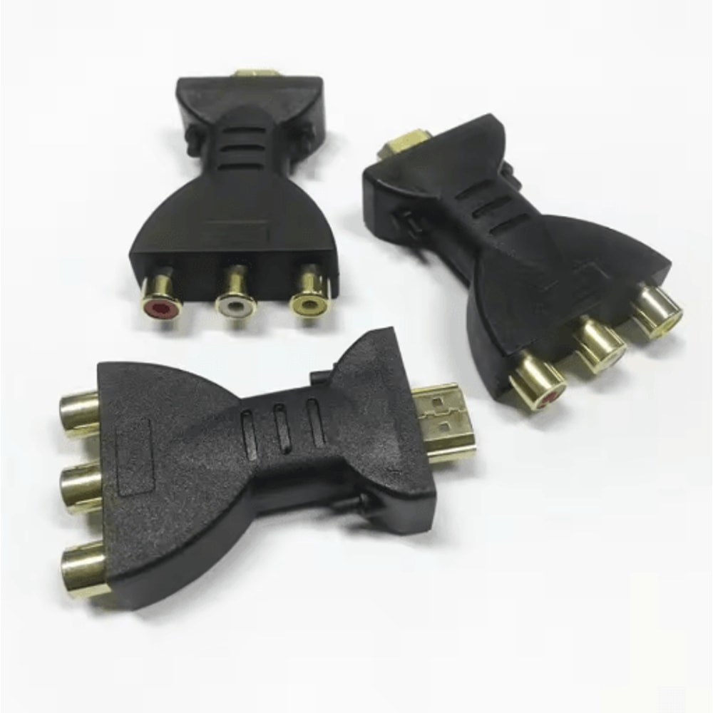 HDMI To AV Converter Cable Gold Plated HDMI To RCA Video Audio Adapter 4