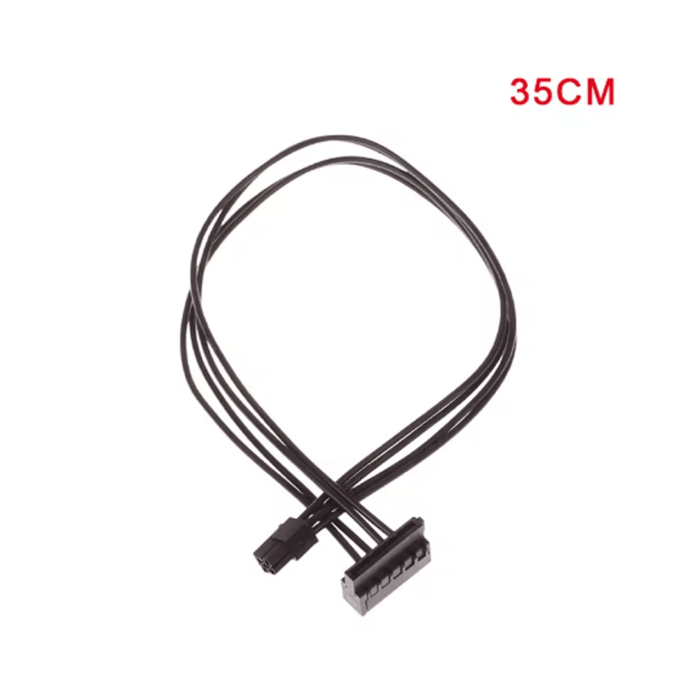 4 Pin To SATA Power Cable Multi Drive Power Splitter For HDD And SSD 2