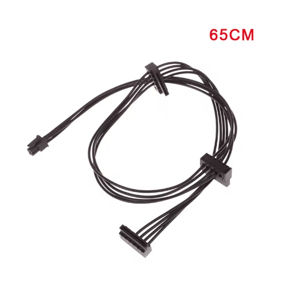 4 Pin To SATA Power Cable Multi Drive Power Splitter For HDD And SSD 3