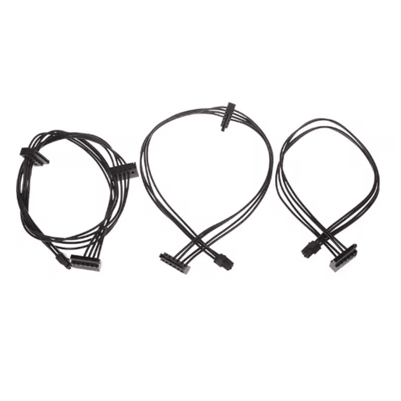 4 Pin To SATA Power Cable Multi Drive Power Splitter For HDD And SSD 0