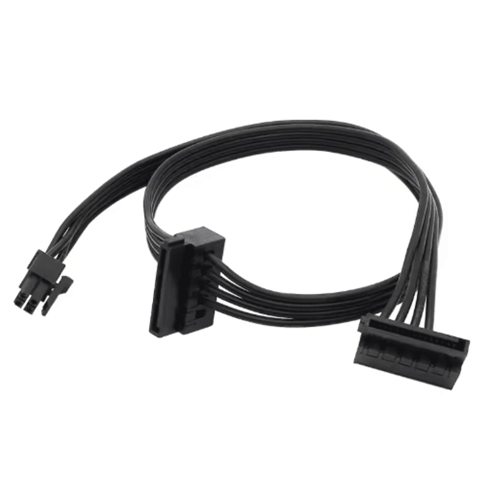 4 Pin To SATA Power Cable Multi Drive Power Splitter For HDD And SSD 7