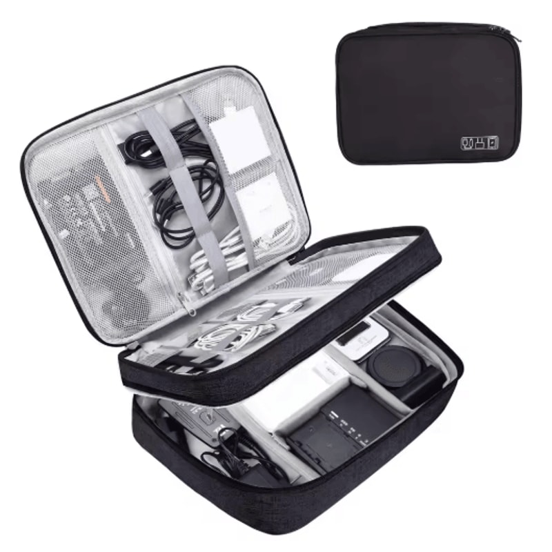 Portable Travel Cable Storage Bag Waterproof Digital Electronics Organizer 1