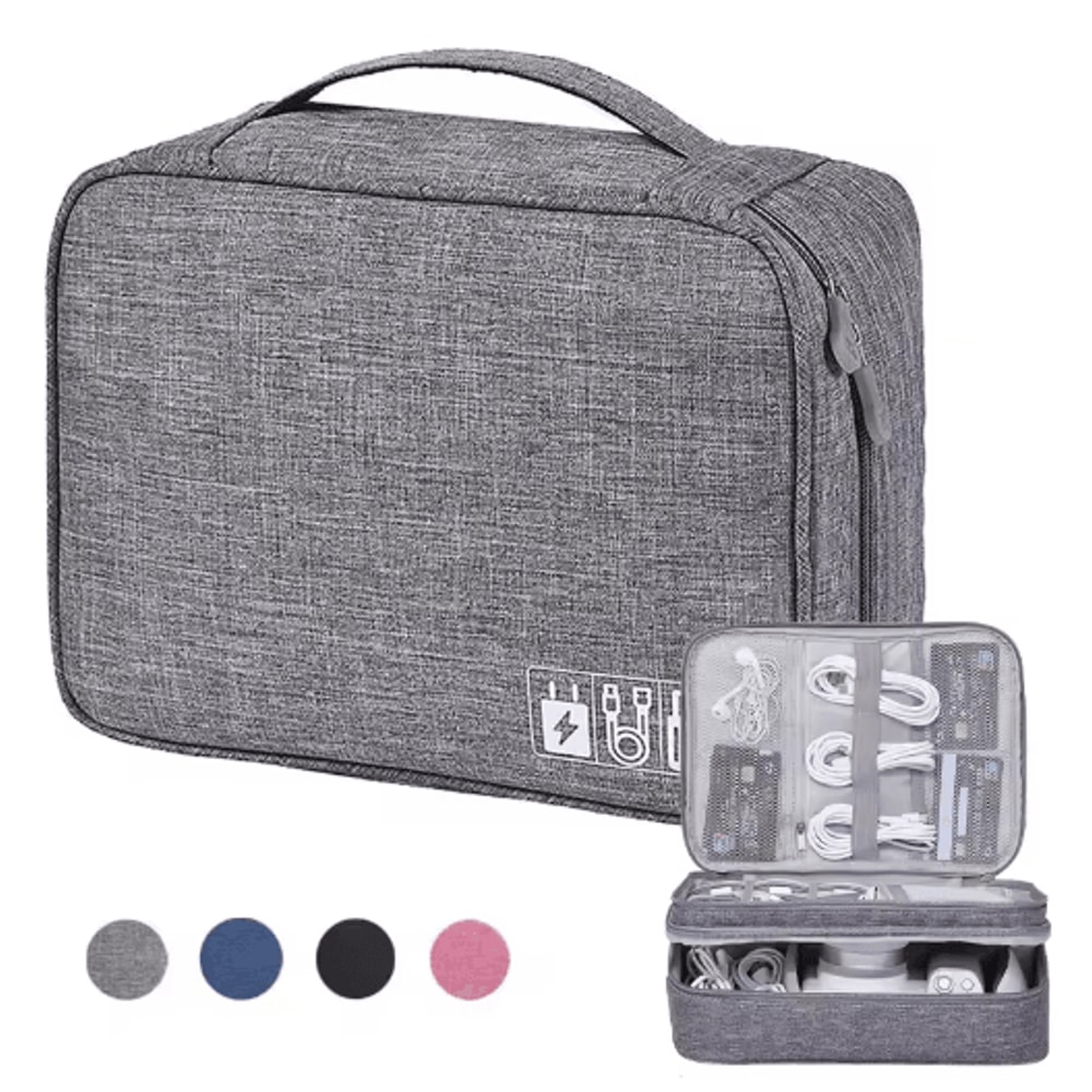 Portable Travel Cable Storage Bag Waterproof Digital Electronics Organizer 6