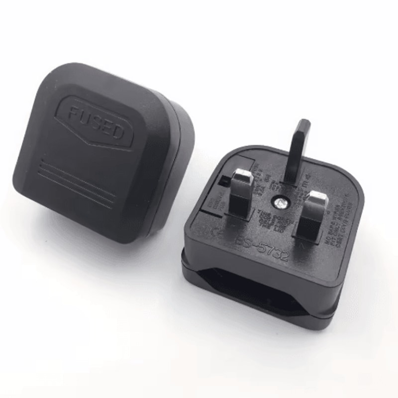 EU KR To UK Plug Adapter Fused Travel Power Converter 3A 5A 13A 5