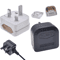 EU KR To UK Plug Adapter Fused Travel Power Converter 3A 5A 13A 0