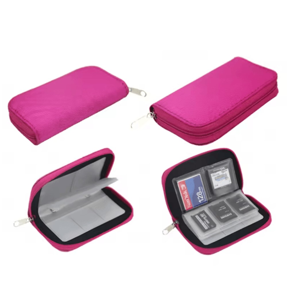 22 Slot Memory Card Storage Case Protective Wallet For SD Micro SD And CF Cards 4