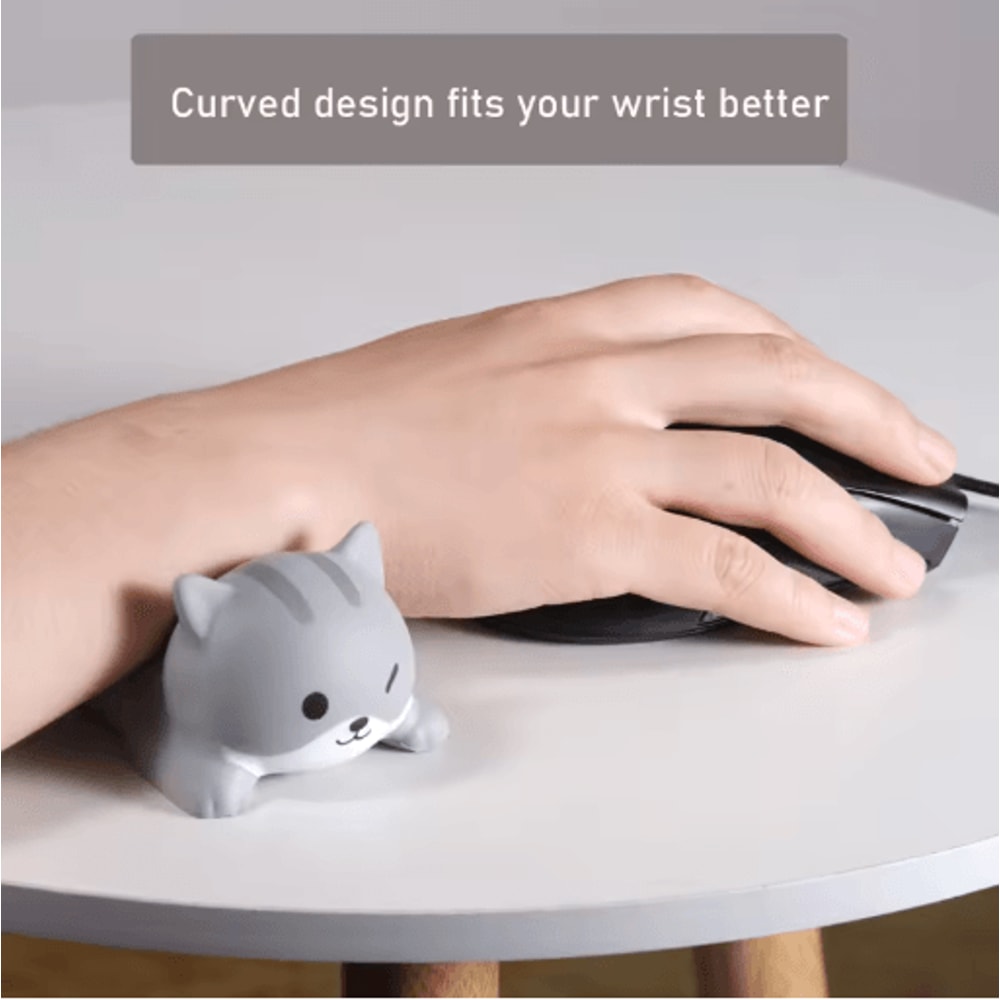 Cute Rabbit Wrist Rest Ergonomic Mouse Pad Arm Support With Slow Rising Squishy 8