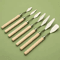 7 Piece Palette Knife Set Stainless Steel Painting Spatulas With Wooden Handles 5