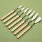 7 Piece Palette Knife Set Stainless Steel Painting Spatulas With Wooden Handles 5