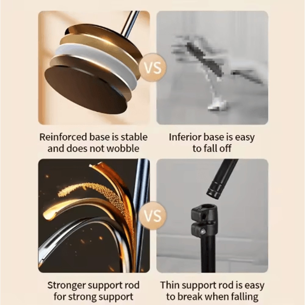 Rotatable And Liftable Phone Stand Adjustable Telescopic Mobile Holder For Live Streaming 3