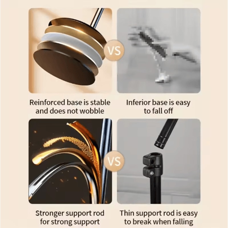 Rotatable And Liftable Phone Stand Adjustable Telescopic Mobile Holder For Live Streaming 3