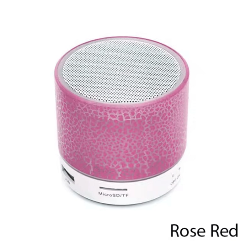 LED Light Crack Bluetooth Speaker Portable Wireless Sound Box For Outdoor Music 5