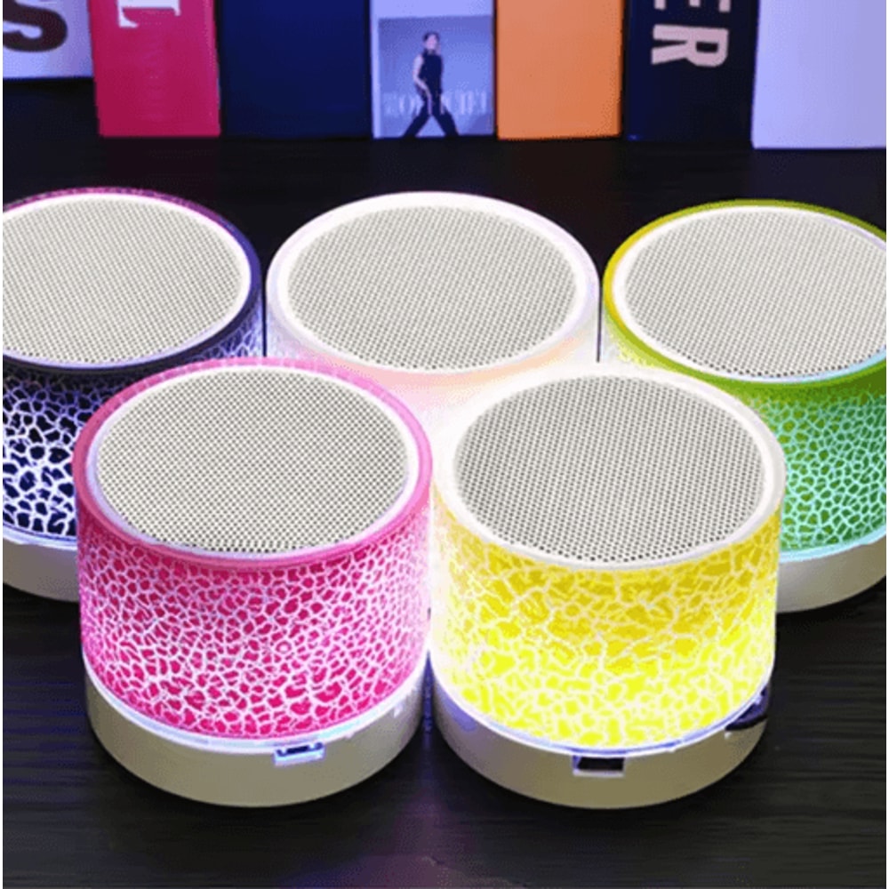 LED Light Crack Bluetooth Speaker Portable Wireless Sound Box For Outdoor Music 0