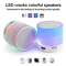 LED Light Crack Bluetooth Speaker Portable Wireless Sound Box For Outdoor Music 8