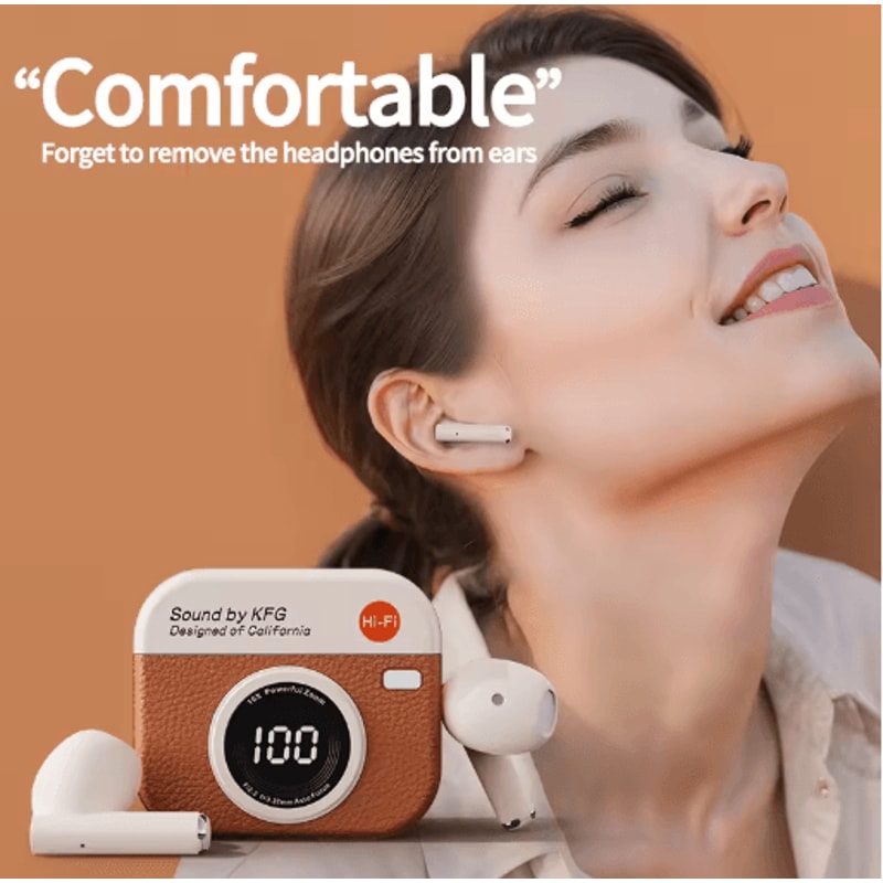 Q86 TWS Wireless Bluetooth Earbuds HiFi Sound With LED Digital Display 5