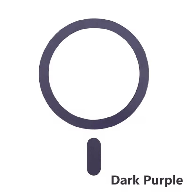 Magnetic Metal Ring Sticker For MagSafe Universal Wireless Charging Plate For IPhone 10