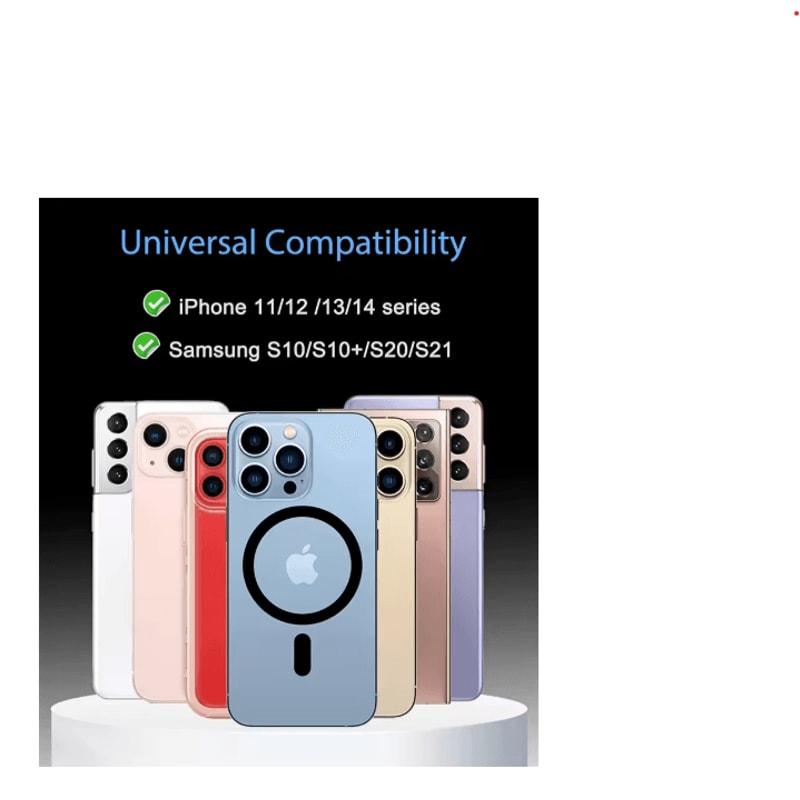 Magnetic Metal Ring Sticker For MagSafe Universal Wireless Charging Plate For IPhone 15