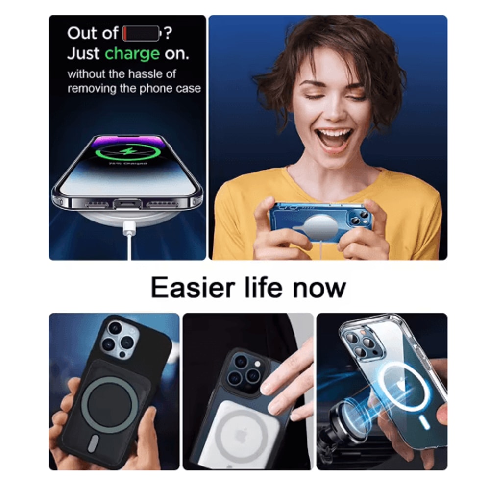 Magnetic Metal Ring Sticker For MagSafe Universal Wireless Charging Plate For IPhone 16