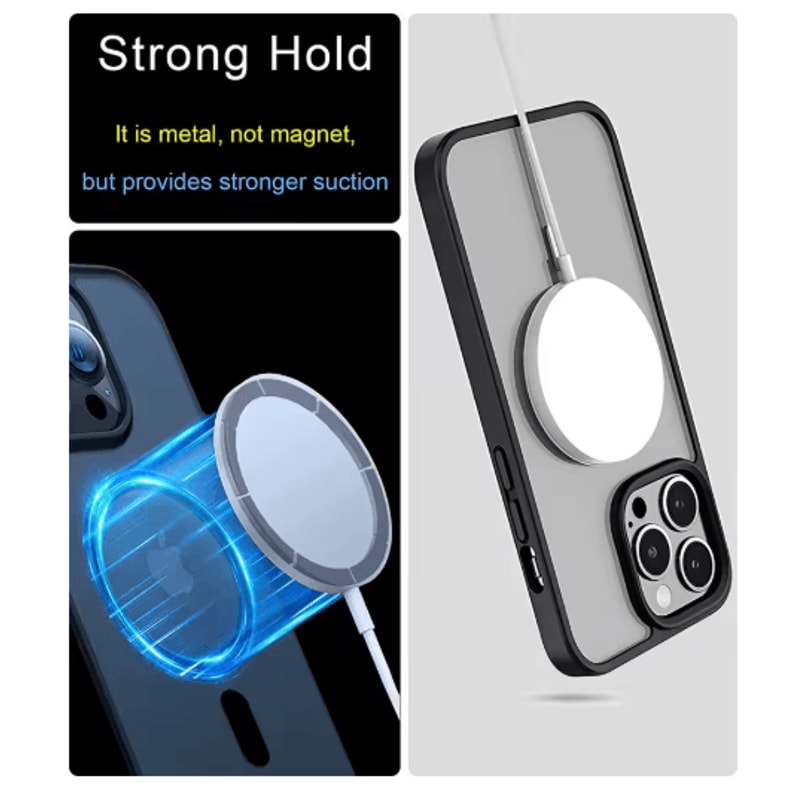 Magnetic Metal Ring Sticker For MagSafe Universal Wireless Charging Plate For IPhone 17