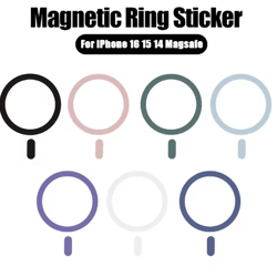 magnetic metal ring sticker for magsafe universal wireless charging plate for iphone