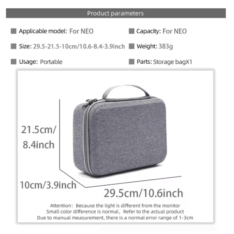 Shockproof Carrying Case For DJI NEO RC N3 Waterproof Storage Bag For Drone And Accessories 0