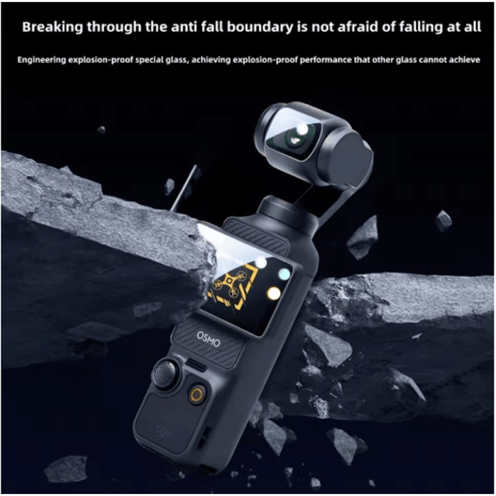 H Tempered Glass Screen Protector For DJI Osmo Pocket 3 HD Clear Lens Protection 1 To 3 Pcs 0