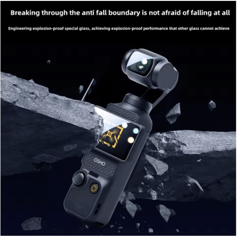 H Tempered Glass Screen Protector For DJI Osmo Pocket 3 HD Clear Lens Protection 1 To 3 Pcs 0