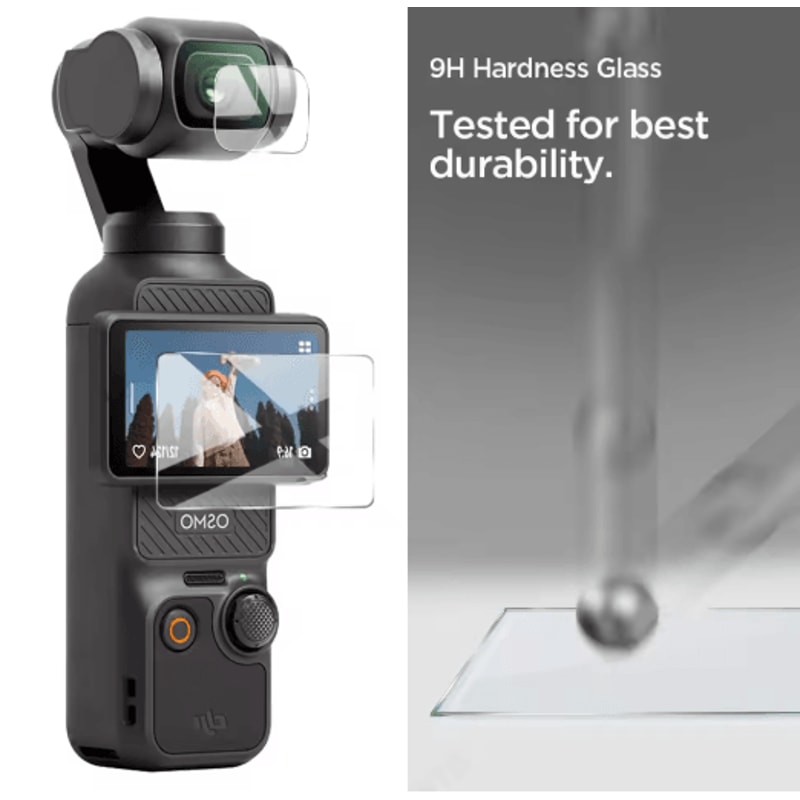 H Tempered Glass Screen Protector For DJI Osmo Pocket 3 HD Clear Lens Protection 1 To 3 Pcs 6