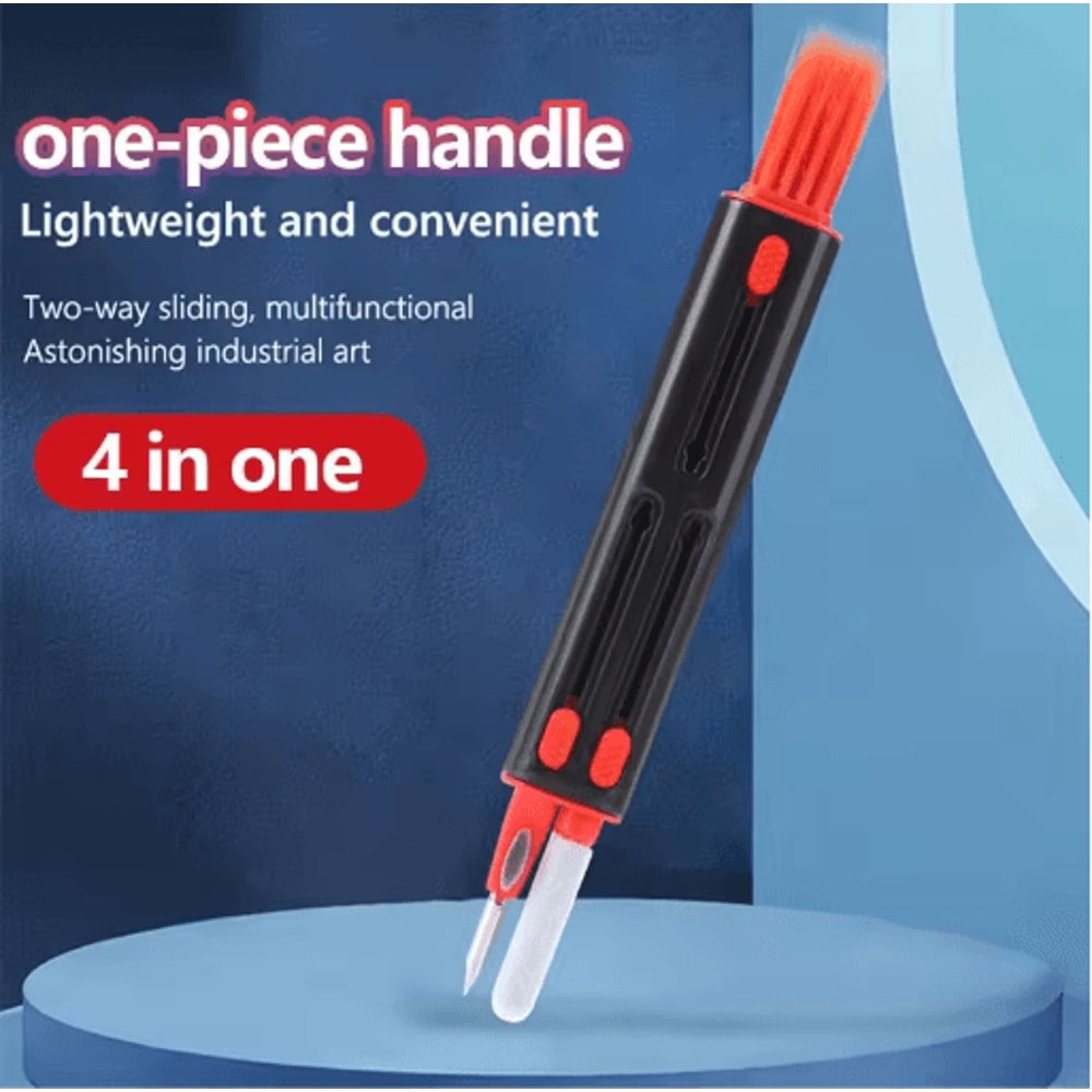 4 N 1 Earphone Cleaning Kit Precision Brush And Cleaning Pen For AirPods And Devices 0