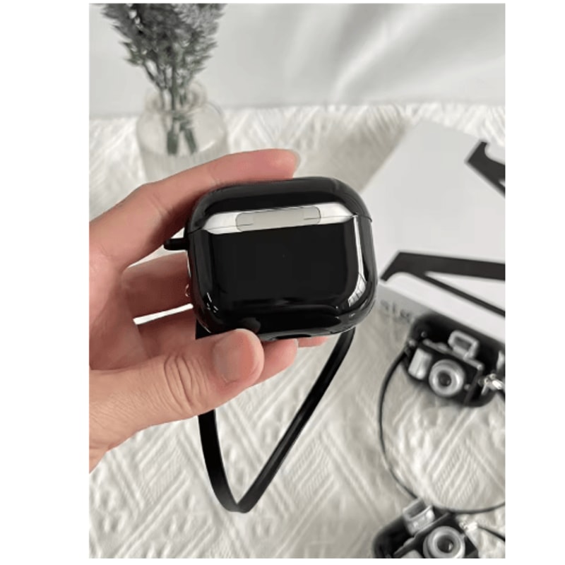 Soft Silicone AirPods Case With Strap Protective Cover For AirPods Pro And AirPods 3 3