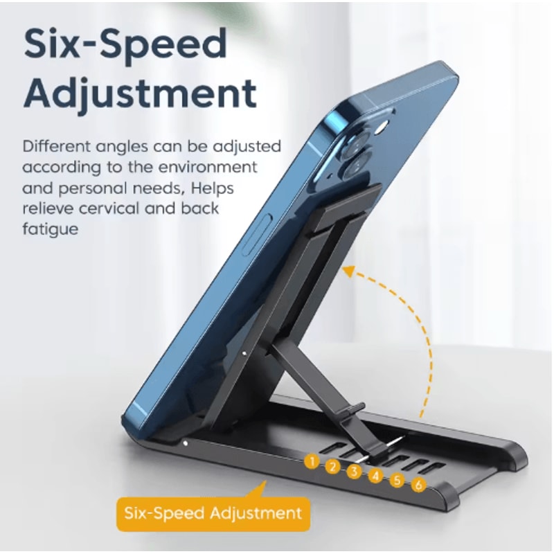 Foldable Desktop Phone Holder Portable Mini Stand For Smartphones 0