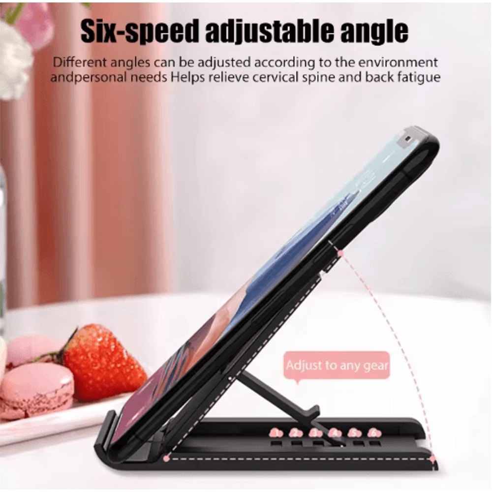 Foldable Desktop Phone Holder Portable Mini Stand For Smartphones 12