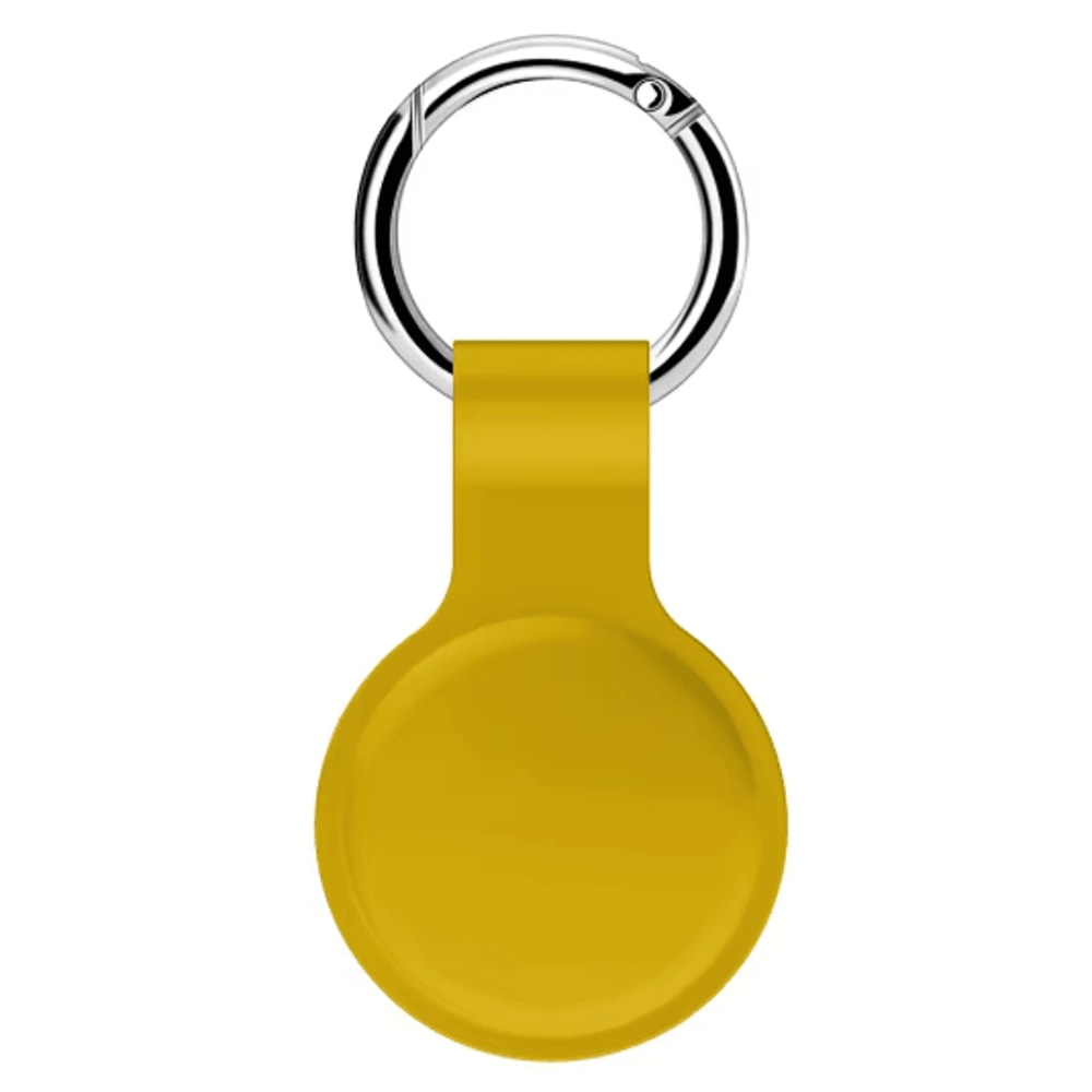 Soft Silicone AirTag Case With Keychain Anti Scratch Protective Cover 4