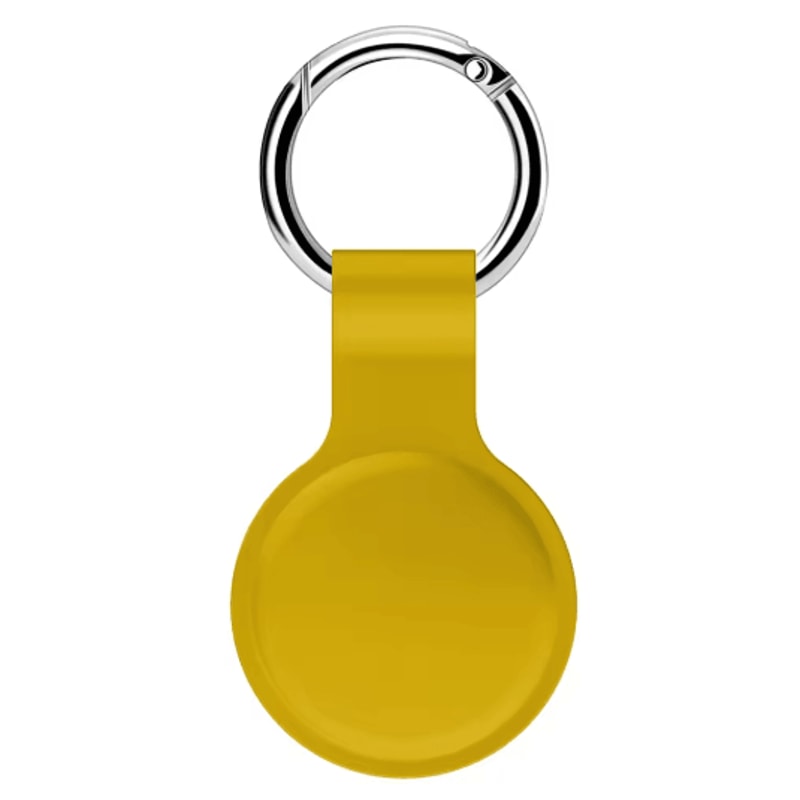 Soft Silicone AirTag Case With Keychain Anti Scratch Protective Cover 4