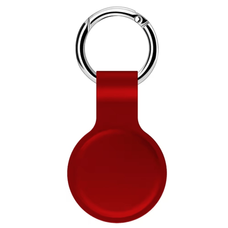 Soft Silicone AirTag Case With Keychain Anti Scratch Protective Cover 5