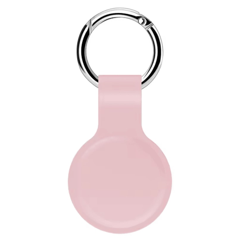 Soft Silicone AirTag Case With Keychain Anti Scratch Protective Cover 6