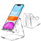 Acrylic Transparent Phone Stand Portable Desktop Holder For Phones Tablets 0