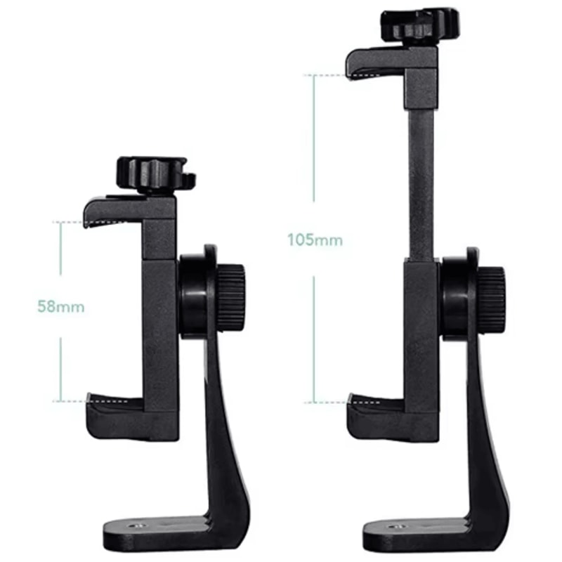 Universal 360 Tripod Phone Mount Adapter 14Screw Smartphone Clip Holder 3