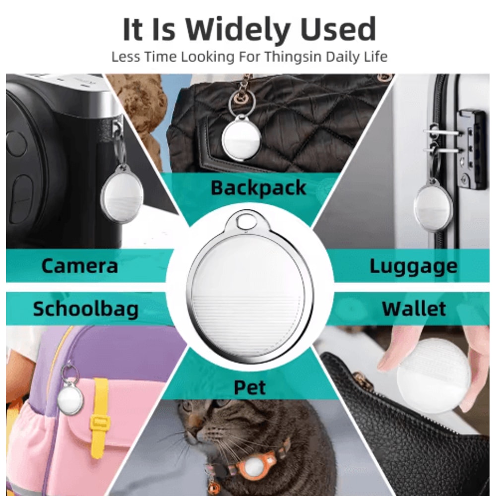 Mini Global GPS Keys Finder Find My App Compatible AntiLost Tracker Apple Tag Replacement 7