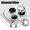 3Piece Tempered Glass Metal Camera Lens Protector For IPhone 4